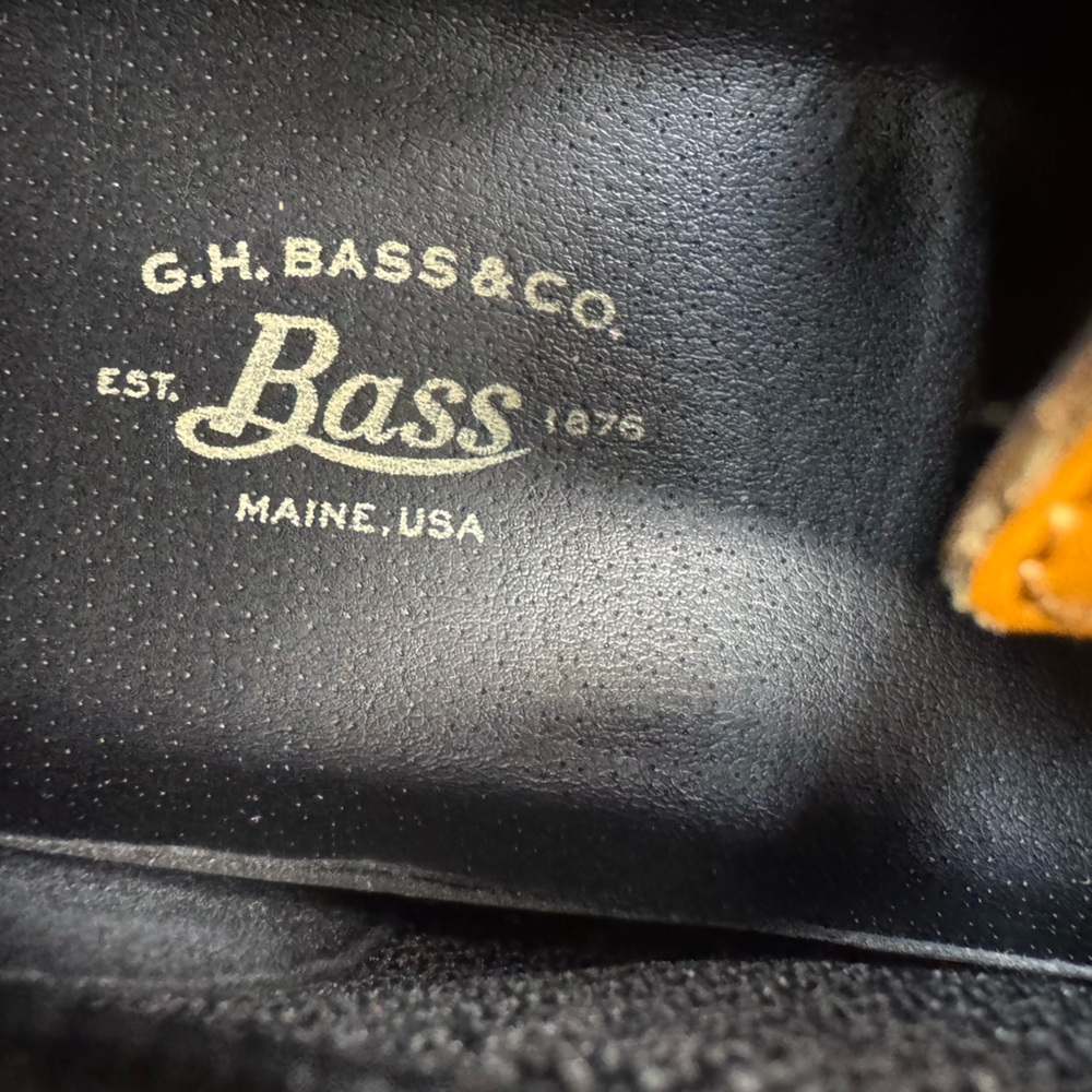 G.H. Bass & Co. Men's Black/Tan Knit 713211X41A Casual Dress Shoes 8 - Picture 8 of 10
